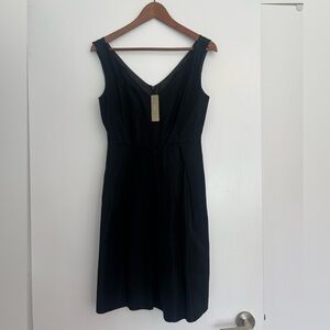 J. Crew Elegant Black Midi Dress